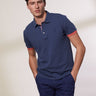 Vicomte A - Navy Short Sleeve Polo Shirt - Percy - The Good Chic