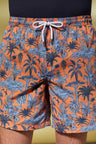 Vicomte A - Orange Printed Swimshorts - Midas - The Good Chic