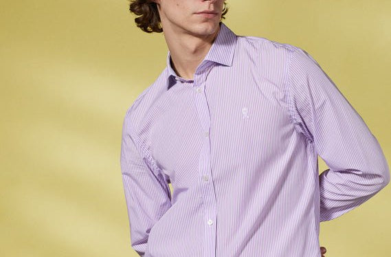 Vicomte A - Pink Stripes Shirt - Conrad - The Good Chic