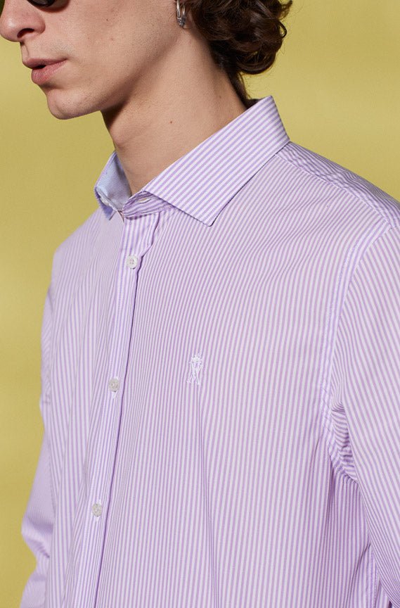 Vicomte A - Pink Stripes Shirt - Conrad - The Good Chic