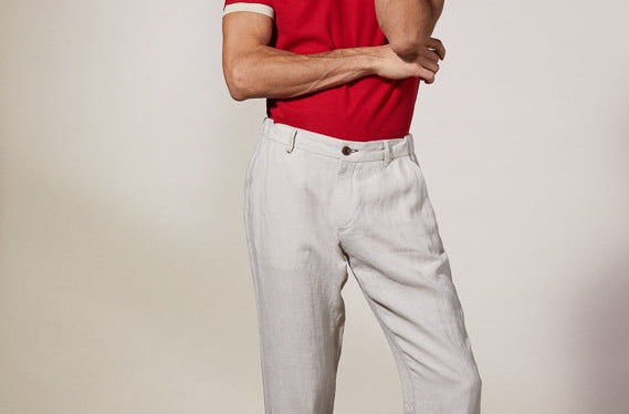 Vicomte A - Red Short Sleeve Polo Shirt - Perry - The Good Chic
