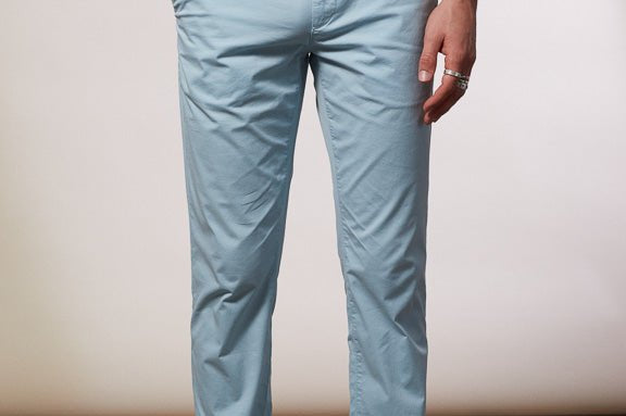 Vicomte A - Sky Blue Chino Pants - Lancelot - The Good Chic