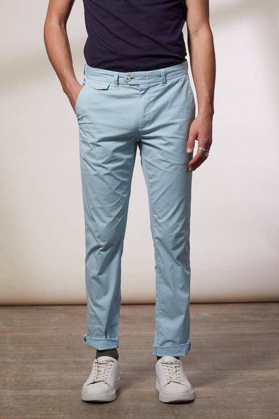 Vicomte A - Sky Blue Chino Pants - Lancelot - The Good Chic