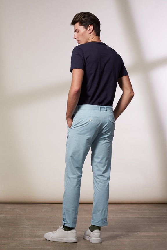 Vicomte A - Sky Blue Chino Pants - Lancelot - The Good Chic