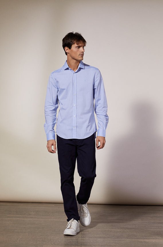 Vicomte A - Sky Blue Shirt Oxford - Conrad - The Good Chic