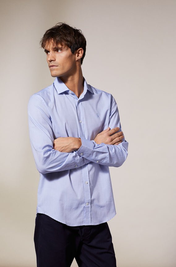 Vicomte A - Sky Blue Shirt Oxford - Conrad - The Good Chic