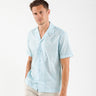 Vicomte A - Sky Blue Short Sleeve Shirt - Capri - The Good Chic