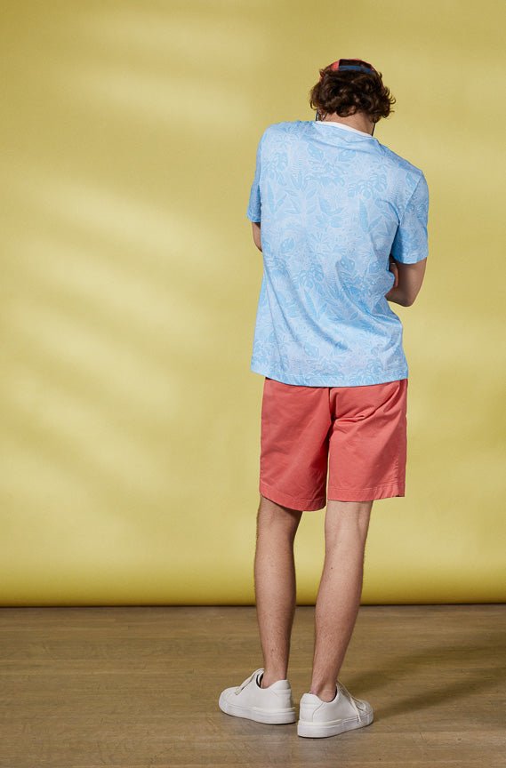 Vicomte A - Sky Blue Short Sleeve T-Shirt - Tor - The Good Chic