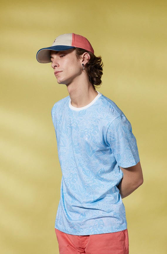 Vicomte A - Sky Blue Short Sleeve T-Shirt - Tor - The Good Chic