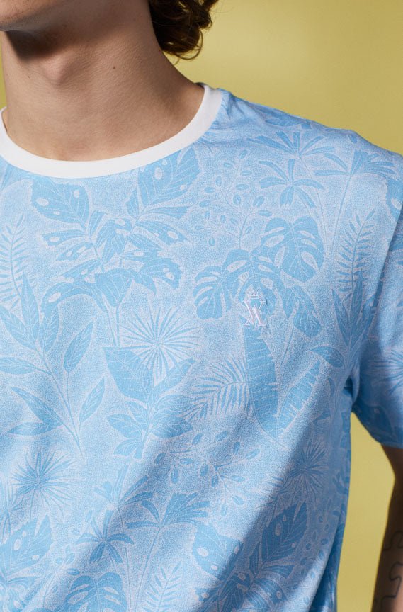 Vicomte A - Sky Blue Short Sleeve T-Shirt - Tor - The Good Chic