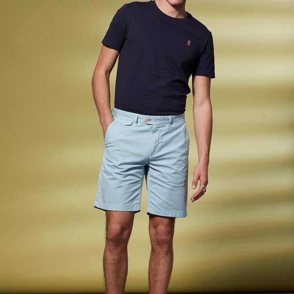 Vicomte A - Sky Navy Shorts - Laurent - The Good Chic
