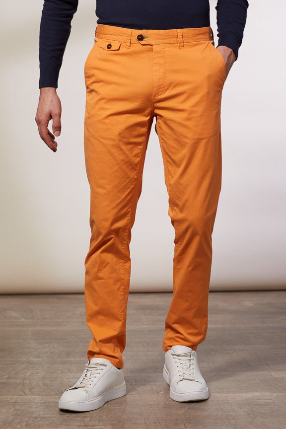 Vicomte A - Tangerine Chino Pants - Lancelot - The Good Chic