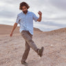 Vicomte A - Taupe Linen Chino Pants - Ludo - The Good Chic
