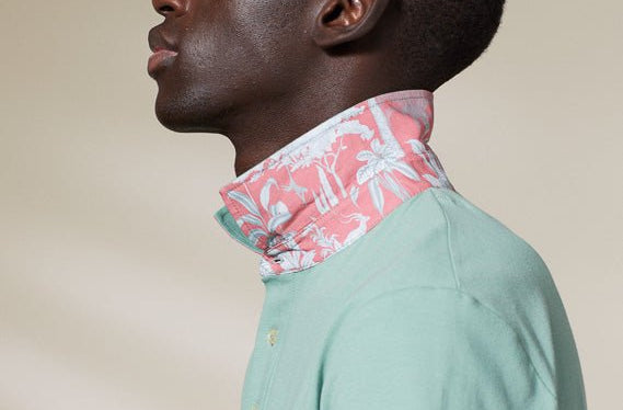 Vicomte A - Turquoise Short Sleeve Polo Shirt - Percy - The Good Chic
