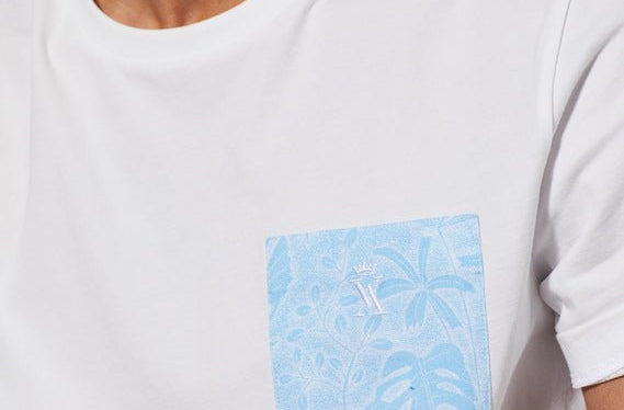 Vicomte A - White Short Sleeve T-Shirt - Thunder - The Good Chic