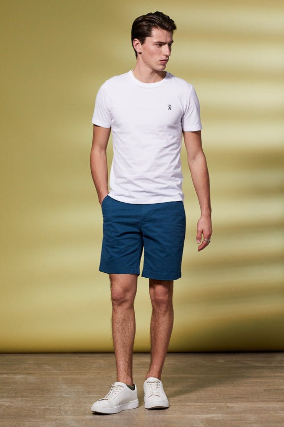 Vicomte A - White Short Sleeve T-Shirt - Travis - The Good Chic